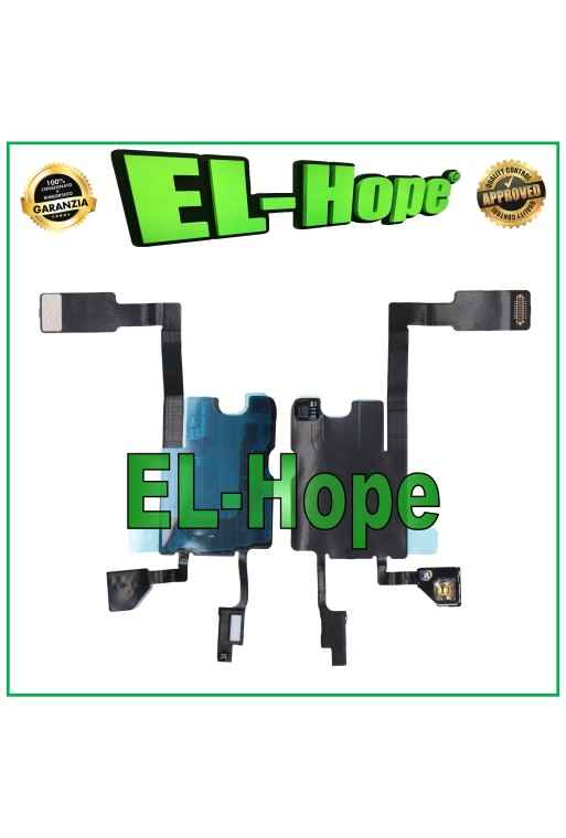 Microphone plat et flexible avec capteur de proximite' pour Apple iPhone 14 Pro Max sans reconnaissance faciale