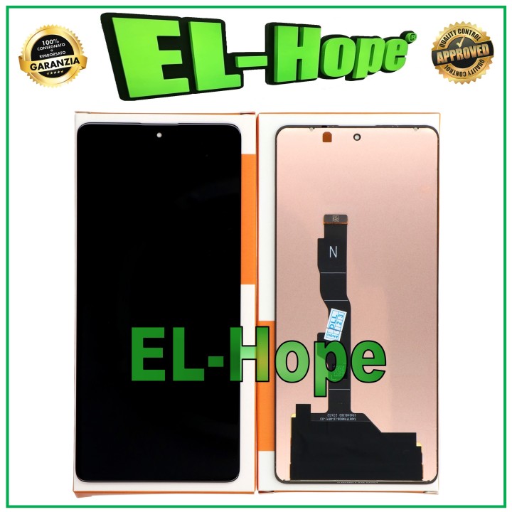Écran tactile LCD e'quivalent a' celui d origine pour Xiaomi Redmi Note 13 5G 2312DRAABC Noir