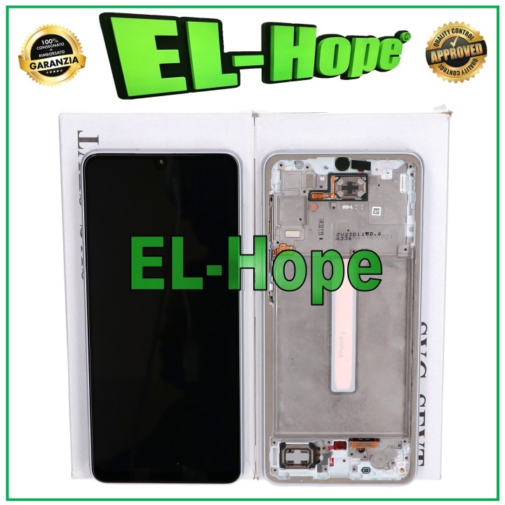 Écran LCD tactile blanc avec cadre d origine pour Samsung A33 5G 2022 SM-A336 GH82-28143B