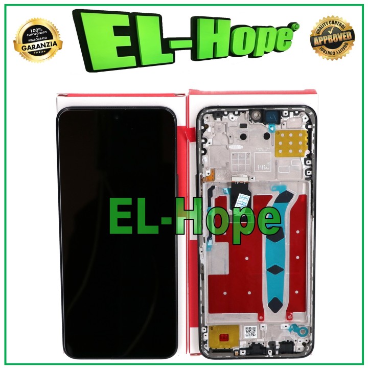Écran LCD tactile + cadre d origine EQUAL FRAME SERVICE HONOR X8 4G TFY-LX1 L026 NOIR