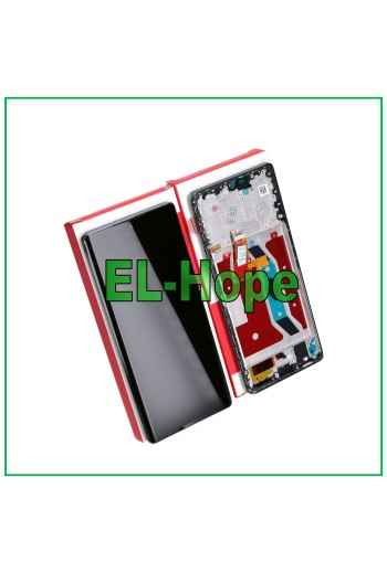 Cadre d affichage + e'cran tactile e'quivalent service d origine Honor Magic 5 Lite 5G RMO-NX1 Vert
