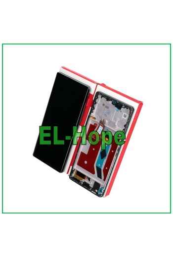 Cadre d affichage + e'cran tactile e'quivalent service d origine Honor Magic 5 Lite 5G RMO-NX1 Vert