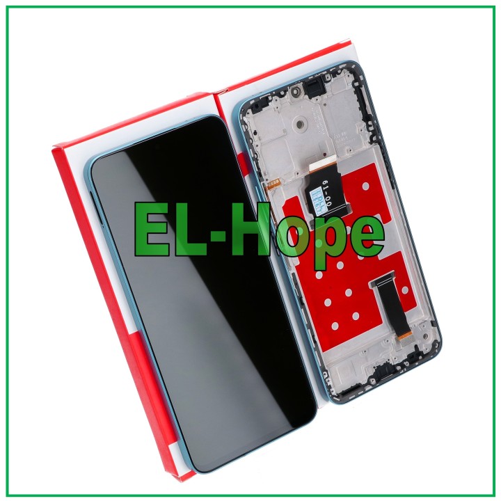 Écran LCD d origine a' cadre e'gal pour Honor X8A CRT-LX1 LX2, e'cran tactile bleu