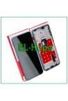 Écran LCD d origine a' cadre e'gal pour Honor X8A CRT-LX1 LX2, e'cran tactile bleu