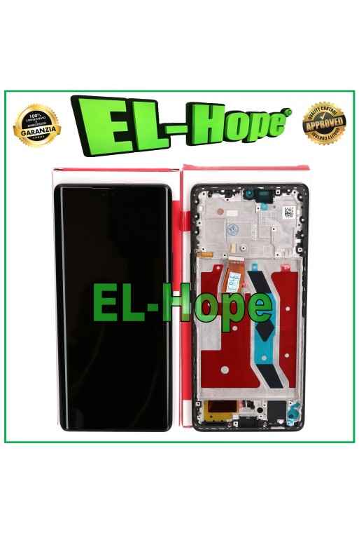 Cadre d affichage + e'cran tactile e'quivalent service d origine Honor Magic 5 Lite 5G RMO-NX1 Noir