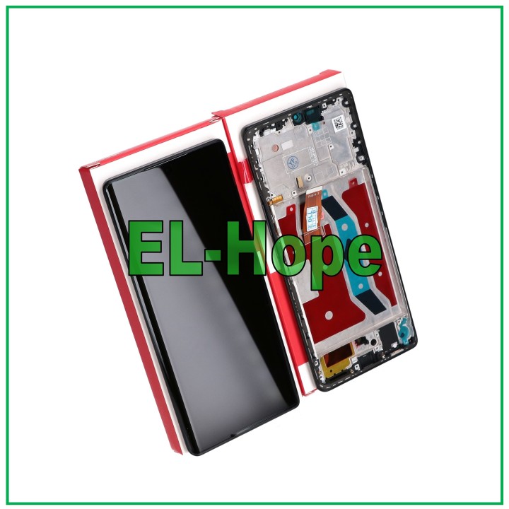 Cadre d affichage + e'cran tactile e'quivalent service d origine Honor Magic 5 Lite 5G RMO-NX1 Noir