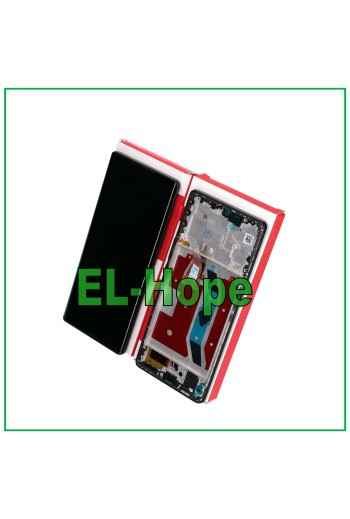 Cadre d affichage + e'cran tactile e'quivalent service d origine Honor Magic 5 Lite 5G RMO-NX1 Noir