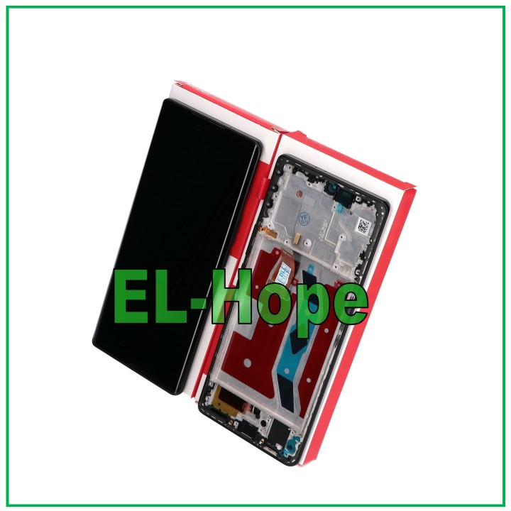 Cadre d affichage + e'cran tactile e'quivalent service d origine Honor Magic 5 Lite 5G RMO-NX1 Noir