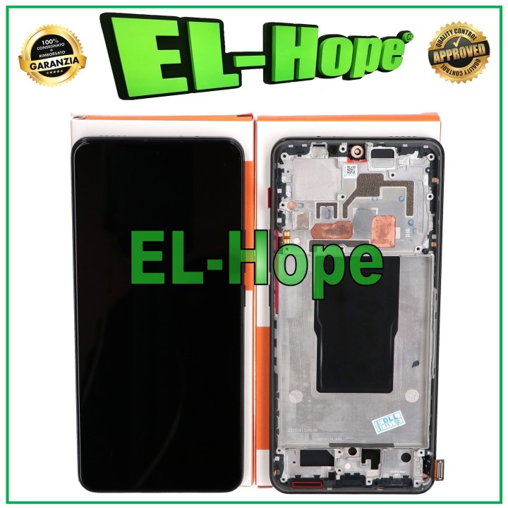 Cadre d affichage tactile compatible avec Xiaomi Mi 12T (22071212AG) noir