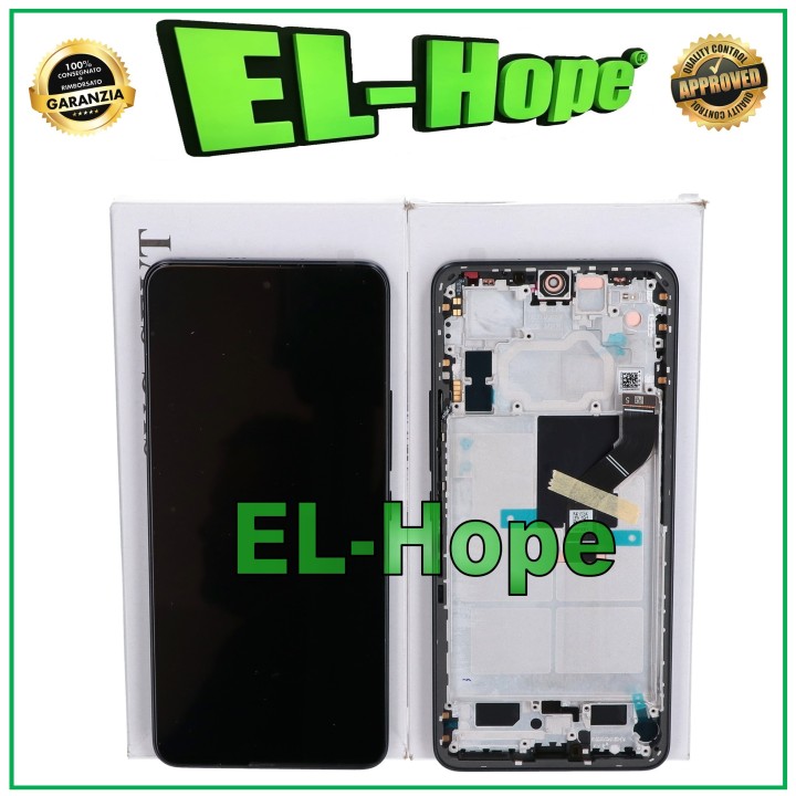 Écran tactile d origine Xiaomi Mi 12 Lite 5G 2203129G, noir