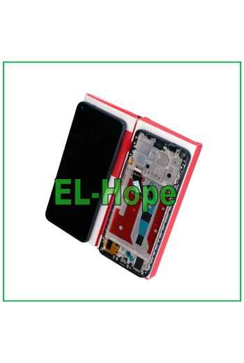 Cadre d affichage + e'cran tactile e'quivalent service d origine Honor 50 Lite NTN-LX1 NTN-L22 bleu