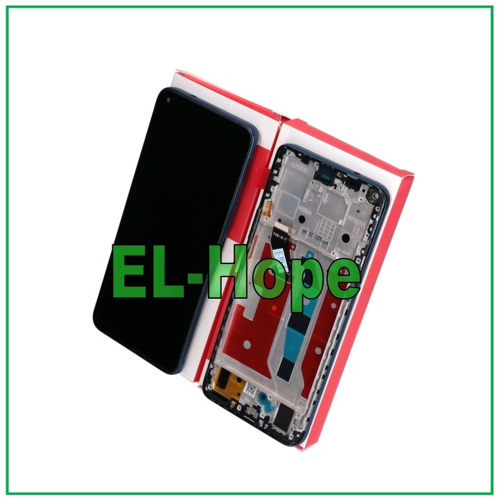 Cadre d affichage + e'cran tactile e'quivalent service d origine Honor 50 Lite NTN-LX1 NTN-L22 bleu