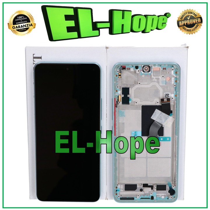 Cadre d affichage d origine Xiaomi Mi 12 Lite 5G 2203129G Écran tactile vert