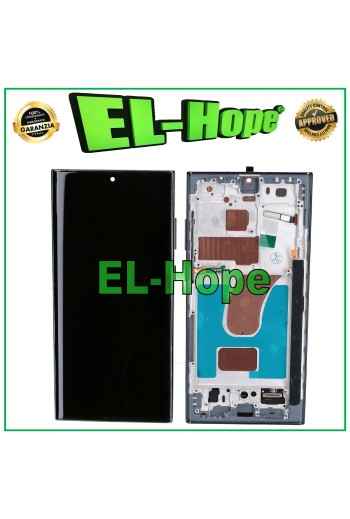 ÉCRAN LCD TACTILE TFT + CADRE POUR SAMSUNG GALAXY S23 ULTRA SM-S918 VERT