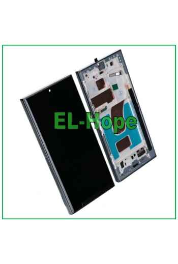 ÉCRAN LCD TACTILE TFT + CADRE POUR SAMSUNG GALAXY S23 ULTRA SM-S918 VERT
