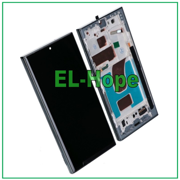 ÉCRAN LCD TACTILE TFT + CADRE POUR SAMSUNG GALAXY S23 ULTRA SM-S918 VERT