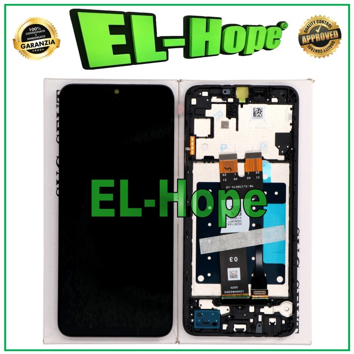 Écran LCD tactile en verre avec cadre d origine pour Samsung A05S SM-A057 FG GH81-24365A