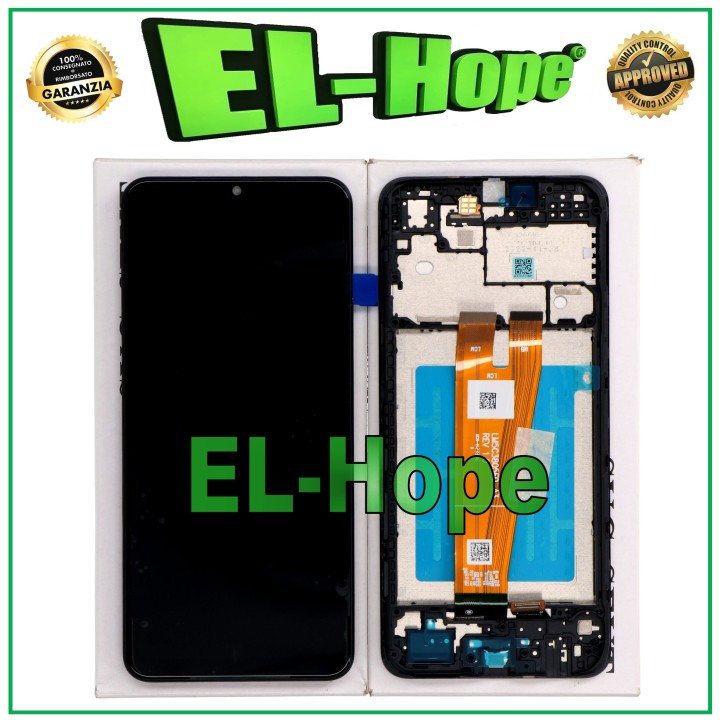 Écran LCD tactile en verre avec cadre d origine pour Samsung A04 2022 SM-A045 GH81-22731A