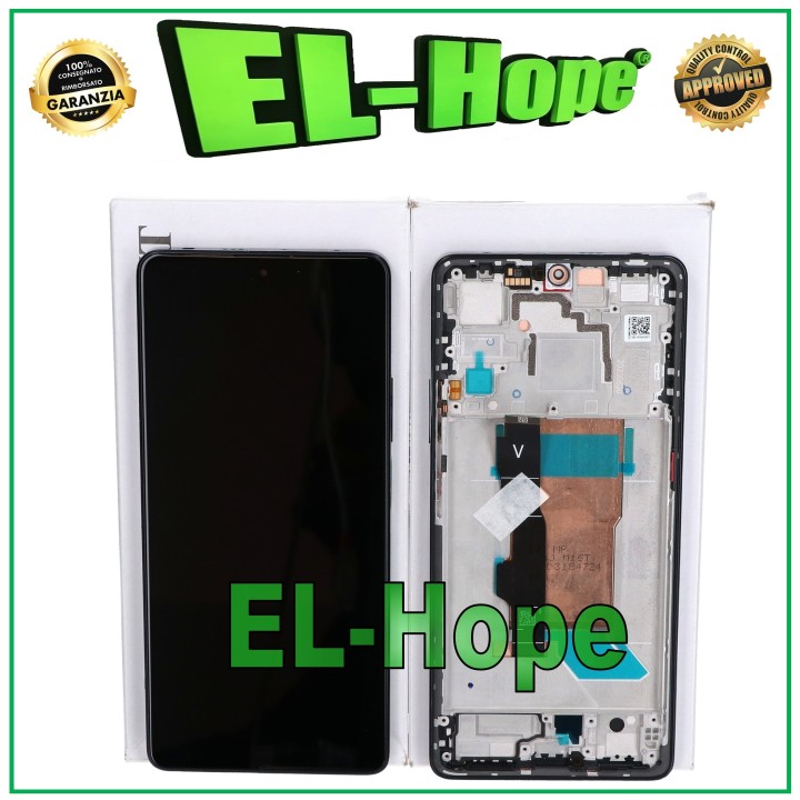Écran LCD tactile avec cadre, service d origine, Xiaomi Redmi Note 12 Turbo 5G / Poco F5