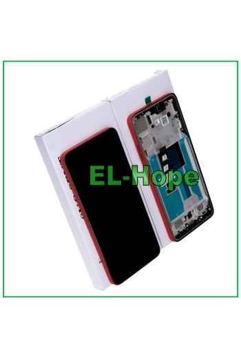 Écran tactile d origine pour Motorola Moto Edge 50 Neo XT2409, cadre rouge