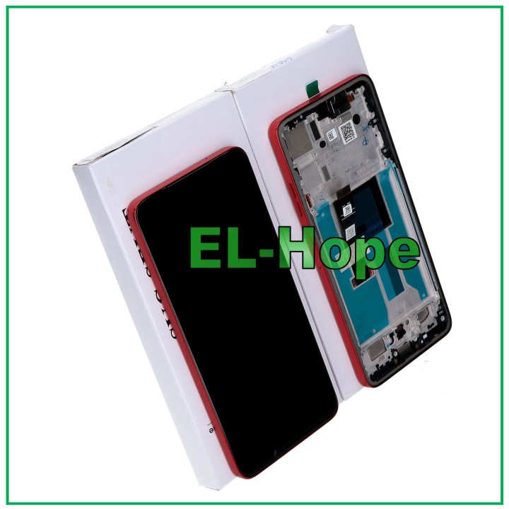 Écran tactile d origine pour Motorola Moto Edge 50 Neo XT2409, cadre rouge