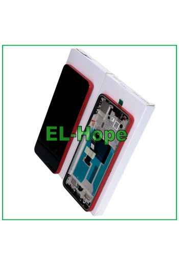 Écran tactile d origine pour Motorola Moto Edge 50 Neo XT2409, cadre rouge