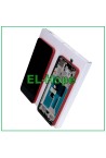 Écran tactile d origine pour Motorola Moto Edge 50 Neo XT2409, cadre rouge