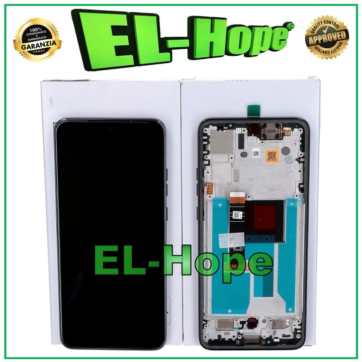 Écran tactile d origine pour Motorola Moto Edge 50 Neo XT2409, cadre gris