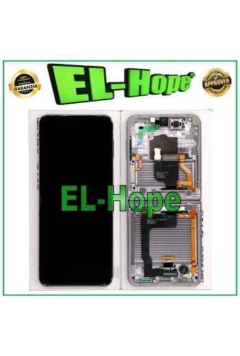 Écran tactile LCD d origine Samsung Galaxy Z Flip 4 5G SM-F721B Argente' Blanc 