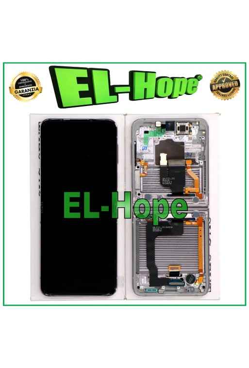 Écran tactile LCD d origine Samsung Galaxy Z Flip 4 5G SM-F721B Argente' Blanc 