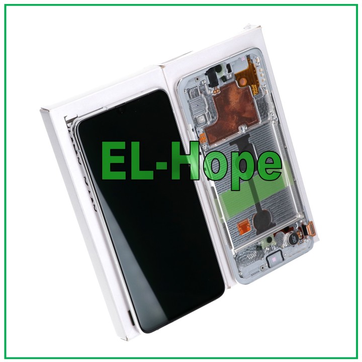 Cadre d e'cran d origine pour Samsung A90 5G SM-A908 tactile blanc GH82-21092B