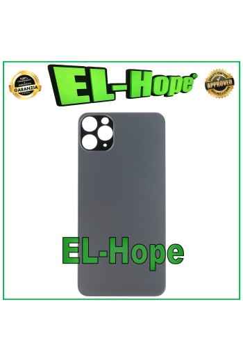 Coque arrie're en verre pour iPhone 11 Pro Max Gris side'ral