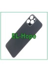 Coque arrie're en verre avec grand trou pour iPhone 12 Pro Max, graphite