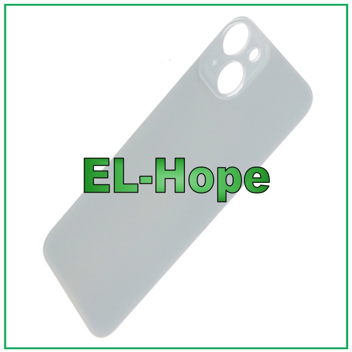 Coque arrie're en verre avec cache batterie pour iPhone 14, Galaxy a' grand trou