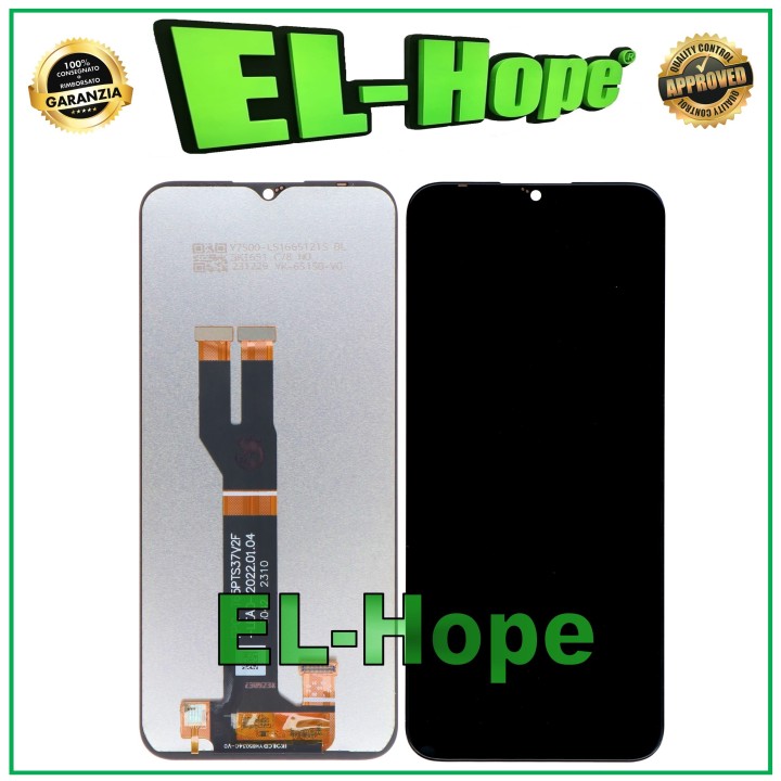 Écran LCD pour ZTE Blade A52 Lite, e'cran tactile en verre assemble', noir