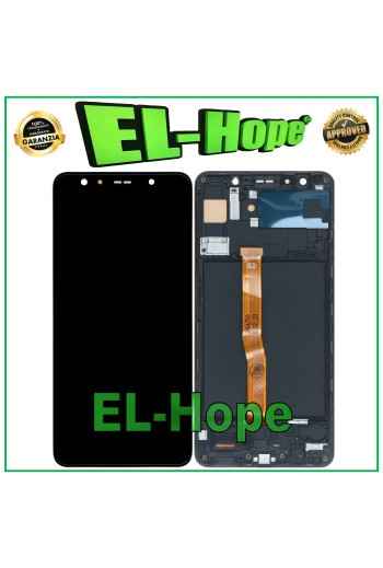 Écran OLED + cadre pour Samsung Galaxy A7 2018 SM-A750F, e'cran tactile en verre noir