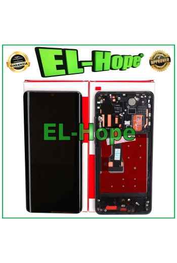 Cadre d affichage + e'cran tactile pour Huawei P30 Pro VOG-L09 L29 Noir