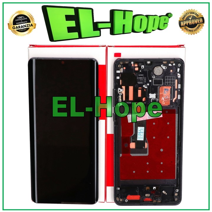 Cadre d affichage + e'cran tactile pour Huawei P30 Pro VOG-L09 L29 Noir