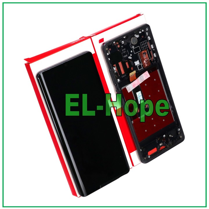 Cadre d affichage + e'cran tactile pour Huawei P30 Pro VOG-L09 L29 Noir