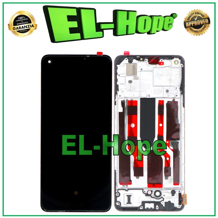 Écran LCD OLED + châssis pour Oppo Reno 8 Lite CPH2343, e'cran tactile en verre noir