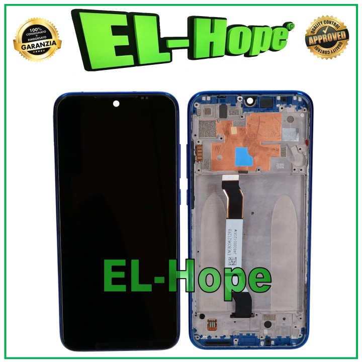 Écran LCD + châssis pour Xiaomi Redmi Note 8T M1908C3XG, e'cran tactile bleu