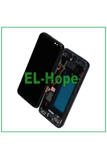 Écran LCD TFT + cadre pour Samsung Galaxy S8 SM-G950 F, e'cran tactile en verre noir