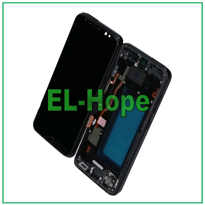 Écran LCD TFT + cadre pour Samsung Galaxy S8 SM-G950 F, e'cran tactile en verre noir