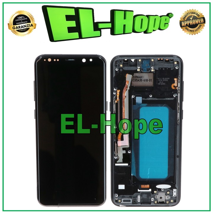 Écran LCD TFT pour Samsung Galaxy S8 Plus SM-G955, e'cran tactile en verre noir