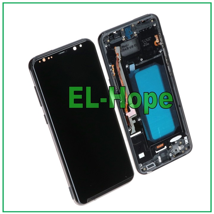 Écran LCD TFT pour Samsung Galaxy S8 Plus SM-G955, e'cran tactile en verre noir
