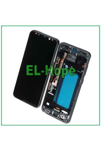 Écran LCD TFT pour Samsung Galaxy S8 Plus SM-G955, e'cran tactile en verre noir