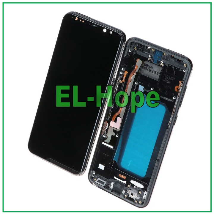 Écran LCD TFT pour Samsung Galaxy S8 Plus SM-G955, e'cran tactile en verre noir