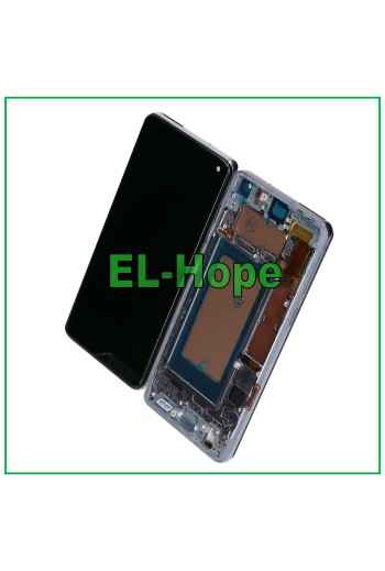 Écran tactile LCD TFT + châssis pour Samsung Galaxy S10 SM-G973F, verre noir