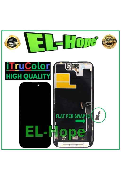 Écran LCD OLED souple iTruColor pour Apple iPhone 14 Pro, e'cran tactile en verre