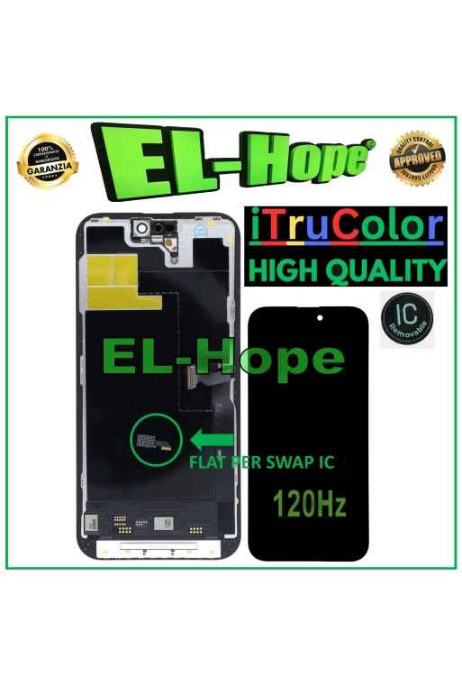 Écran LCD OLED souple iTruColor 120 Hz pour Apple iPhone 14 Pro Max avec e'cran tactile